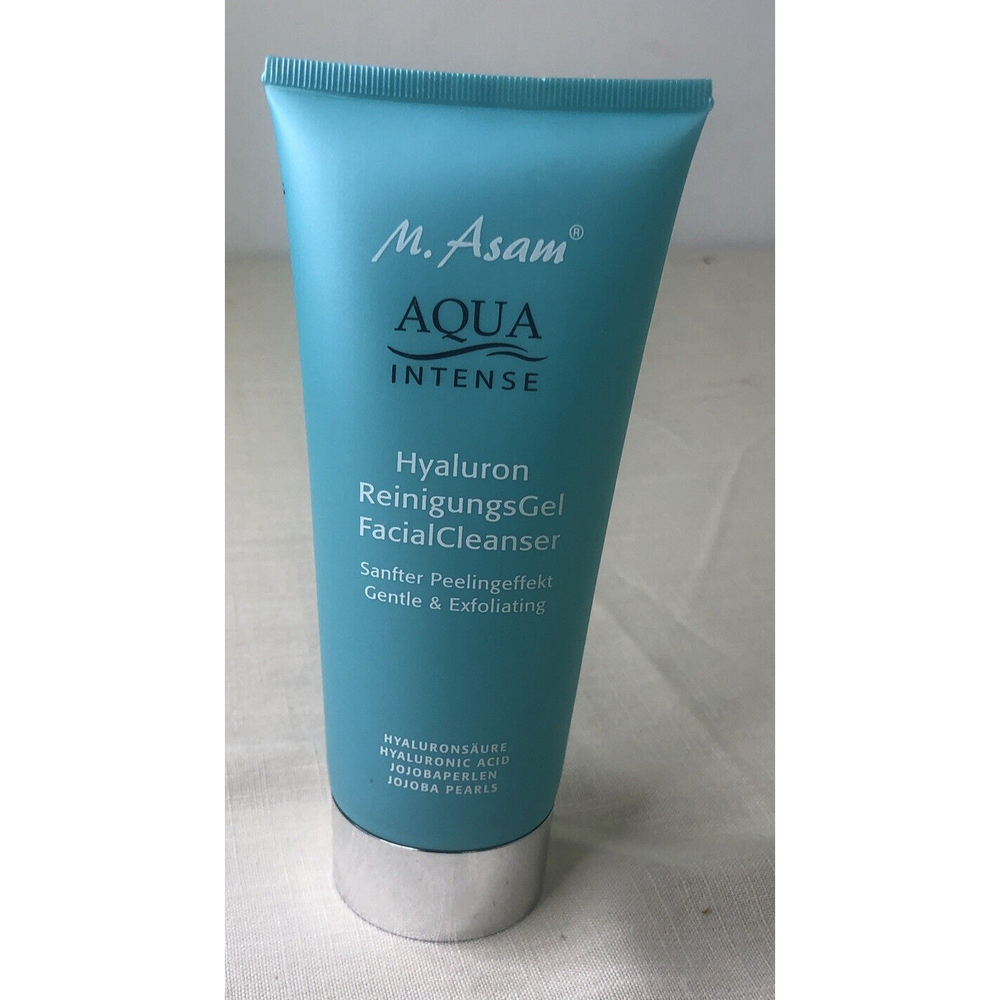 M. ASAM Aqua Intense hyaluron gel Facial Cleanser 6.76 FL OZ 200 ml